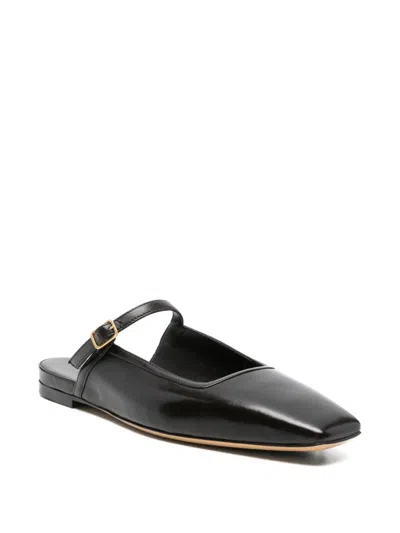 Mara Bini Buckle Strap Mules In Multi