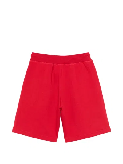 Dsquared2 Drawstring Logo Shorts In Red
