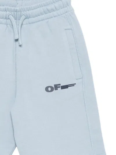 Off-white Drawstring Shorts In Blue