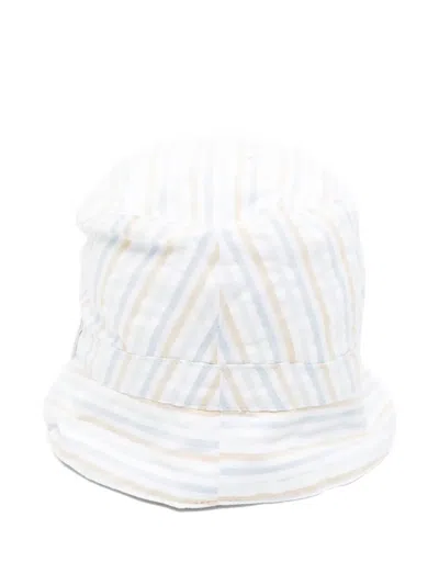 Tartine Et Chocolat Stripe-pattern Sun Hat In White