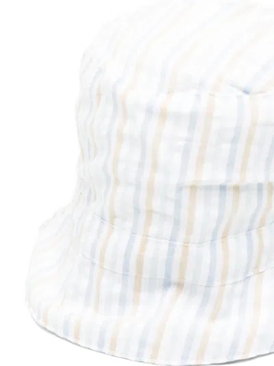 Tartine Et Chocolat Stripe-pattern Sun Hat In White