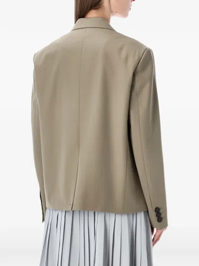 Low Classic Structured Tailored Jacket Clean Line Design In Pattern