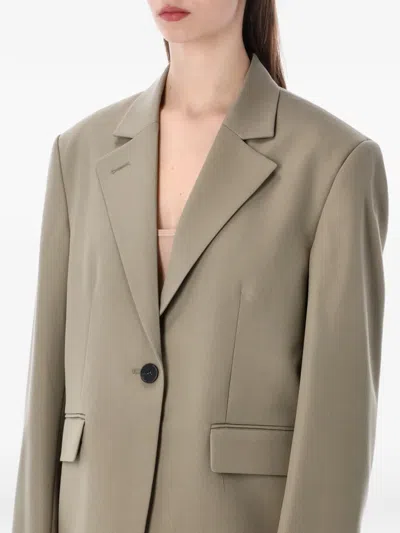 Low Classic Structured Tailored Jacket Clean Line Design In Pattern