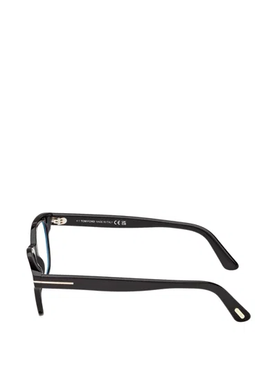 Tom Ford Round-frame Glasses In Black