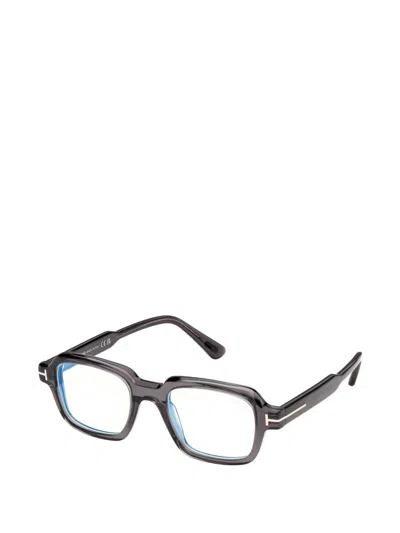 Tom Ford Square-frame Glasses In Brown