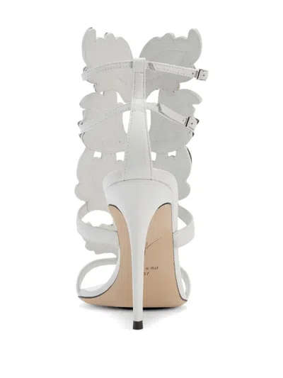 Giuseppe Zanotti 105mm New Cruel Leather Sandals In White