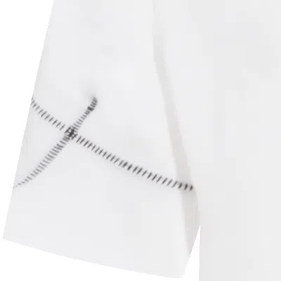 Thom Krom Stitched T-shirt In White