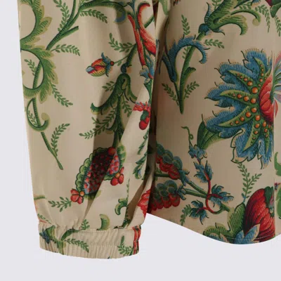 Etro Floral Cotton Blouse Shirt And Blouse Multicolor