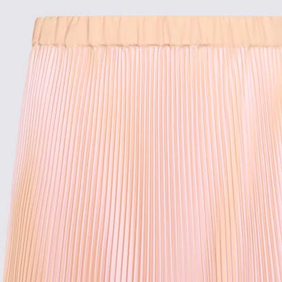 Fabiana Filippi Lightweight Midi Skirt Pleated Design In Animal Print