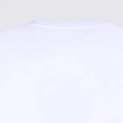 Zegna Slim-fit Logo-embroidered Cotton-jersey T-shirt In White