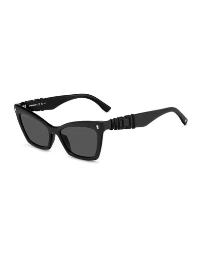 Dsquared2 Cat-eye Sunglasses In Black
