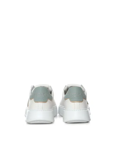 Philippe Model Triangle-patch Sneakers In White