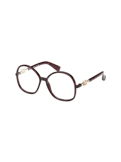 Max Mara Mm5100 Eyewear In Brown