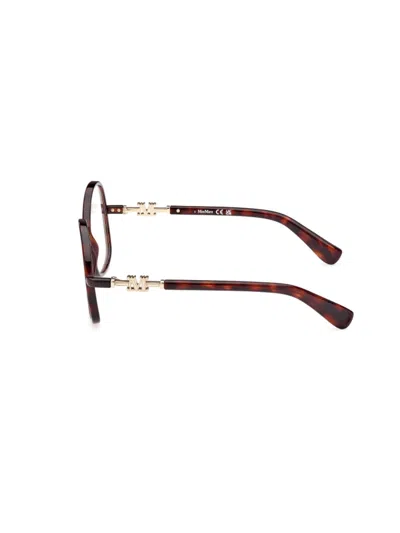 Max Mara Mm5100 Eyewear In Brown