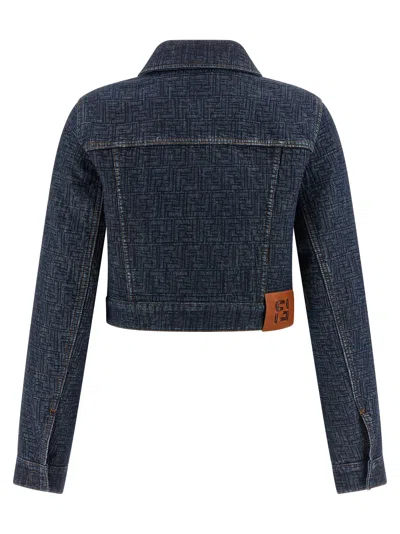 Fendi Brunello Cucinelli Striped Cotton T-shirt In Blue