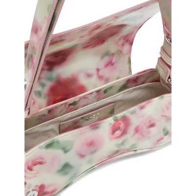 Diesel White And Pink Play Polyurethane Handbag In Neutral