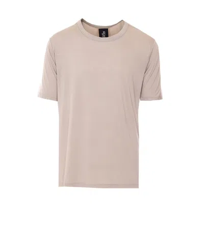 Thom Krom Crew-neck Elasticated T-shirt In Sand