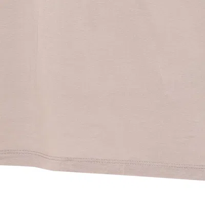 Thom Krom Crew-neck Elasticated T-shirt In Sand