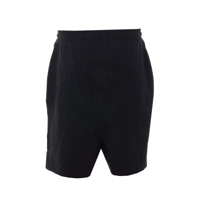 Thom Krom Elasticated Drawstring Shorts In Black
