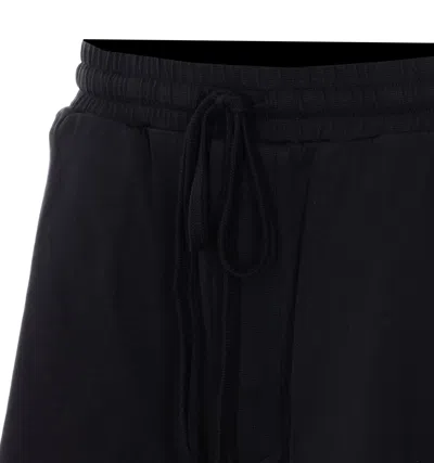 Thom Krom Elasticated Drawstring Shorts In Black