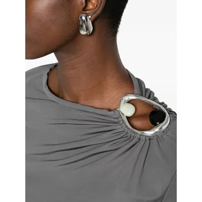 Christopher Esber Draped Top In Gold