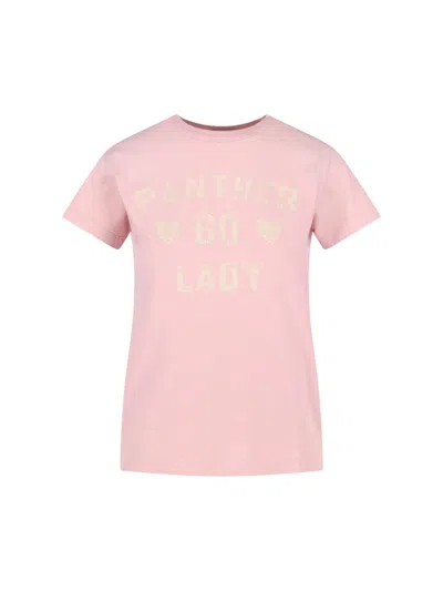 Valentino Garavani Printed Cotton T-shirt Clothing In Pink