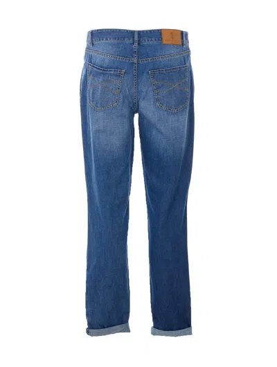 Brunello Cucinelli Denim Jeans In Pattern