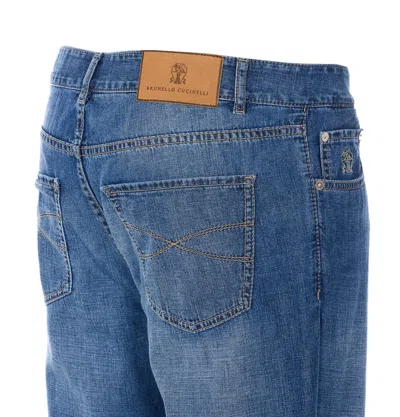 Brunello Cucinelli Denim Jeans In Pattern