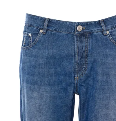Brunello Cucinelli Denim Jeans In Pattern