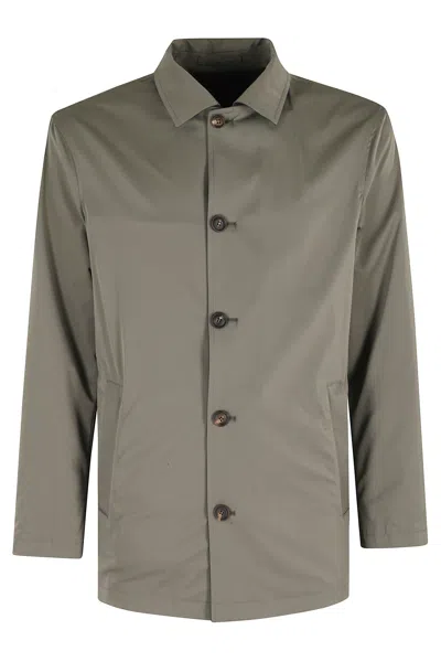 Kired Reversible Flap-pocket Jacket In Blue