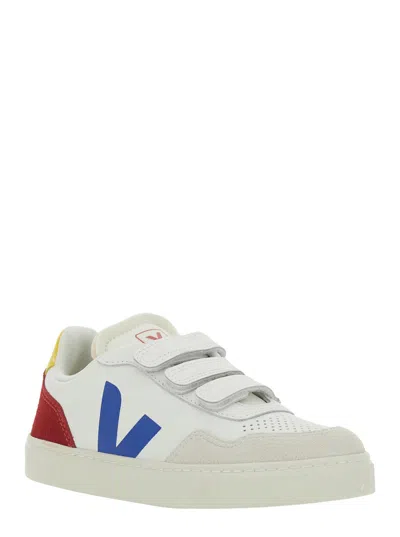 Veja V-90 Touch-strap Snekers In White