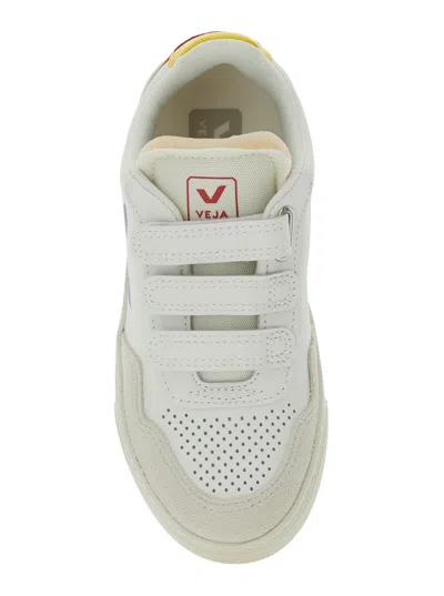 Veja V-90 Touch-strap Snekers In White