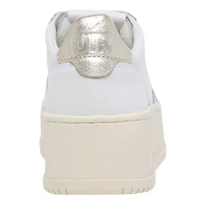 Autry Medalist Platform Sneakers In White
