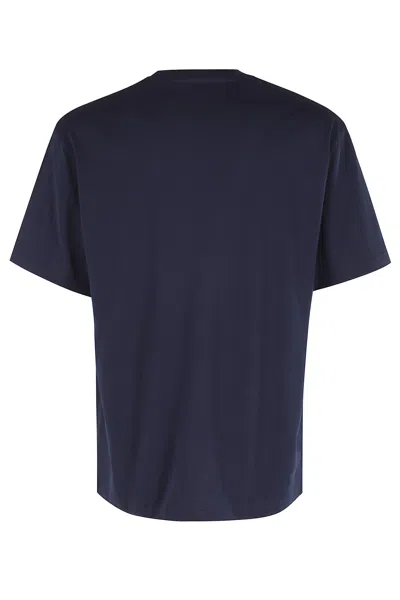 Lacoste Mens Classic Fit Cotton Jersey T-shirt In Blue