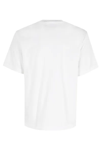 Lacoste Short Sleeve Crew Neck Pima Cotton Jersey T-shirt In White