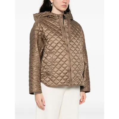 Max Mara The Cube Outerwear In Brown