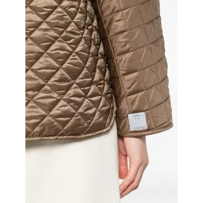 Max Mara The Cube Outerwear In Brown