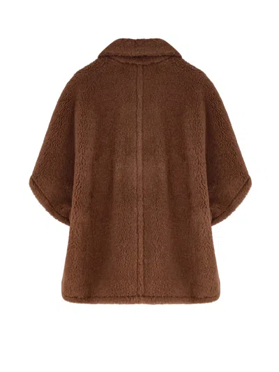 Max Mara Buttoned Pocket Jacket In Brown
