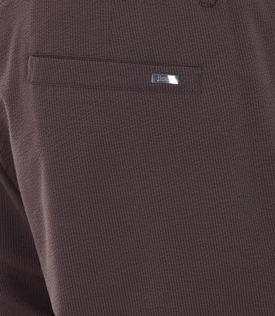 Herno Dark Brown Polyester Bermuda In Brown