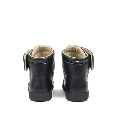 Maison Margiela Future Low Sneakers Ankle Length Rubber Sole In Black