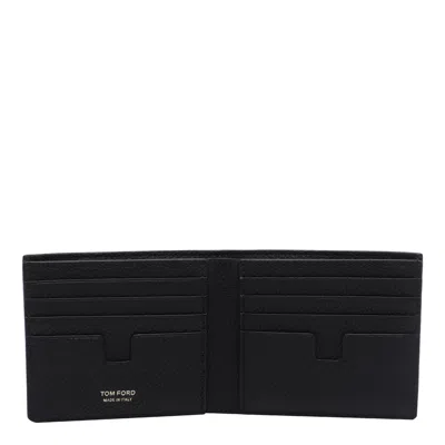 Tom Ford T Line Wallet In Black