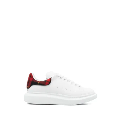 Alexander Mcqueen Oversized Leather Sneakers In White