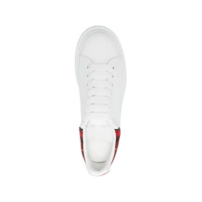 Alexander Mcqueen Oversized Leather Sneakers In White