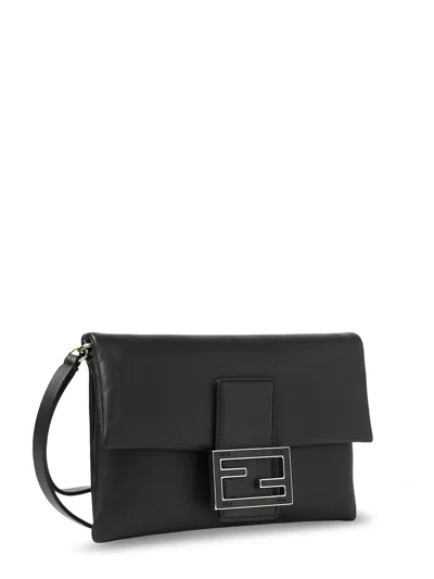 Fendi Valentino Garavani Vlogo Signature Velvet Slingback Pumps In Black