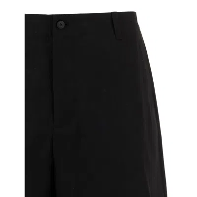 Jacquemus Button Shorts In Black