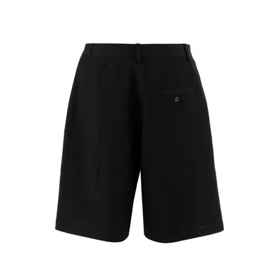 Jacquemus Button Shorts In Black