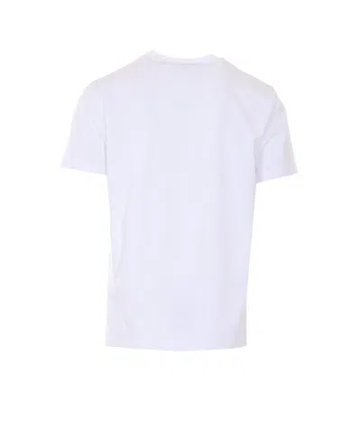 Belstaff Short Sleeved Mens Logo Patch T-shirt In White