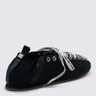 Ganni Alexander Mcqueen White Leather Sneakers With White Leather Heel