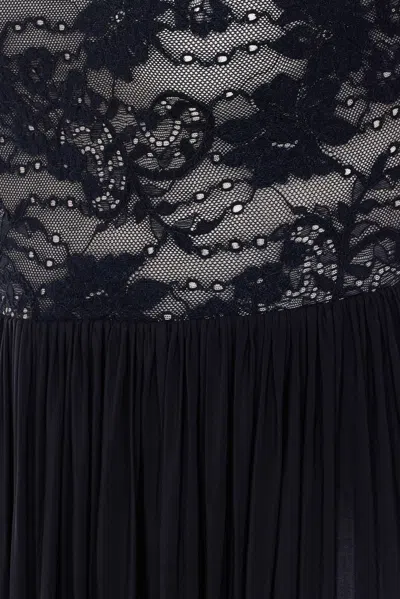 Zimmermann Off-the-shoulder Lace-trimmed Gathered Stretch-jersey Maxi Dress In Black