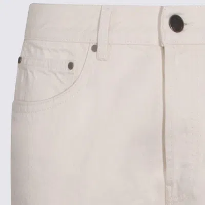 Lardini Button-fly Cotton Jeans In Neutral